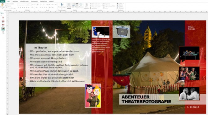 Abenteuer Theaterfotografie / Wie erstellst Du dein Fotobuch?